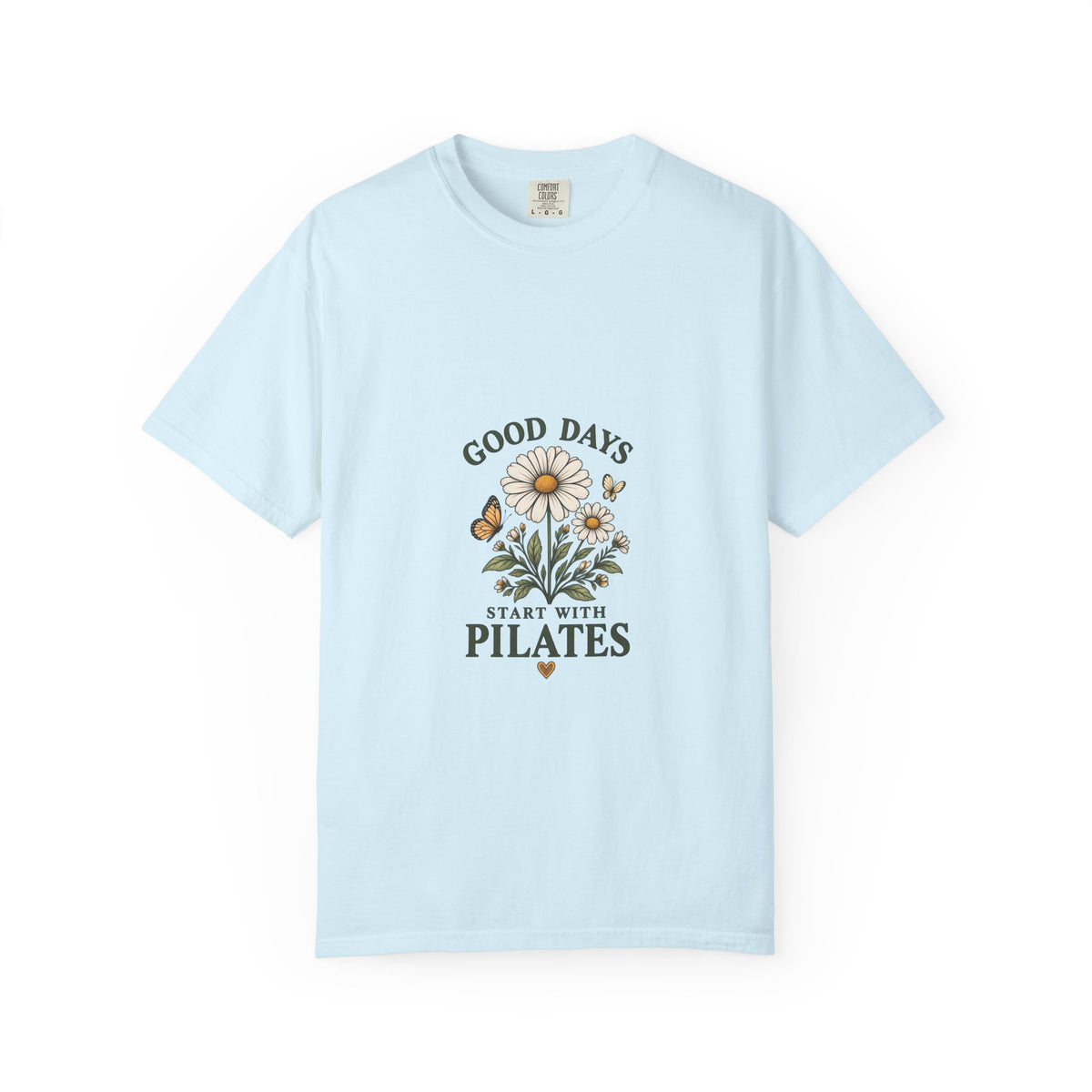 Good Days Start With Pilates Floral Fitness Tee  — Pilates Daisy T-Shirt
