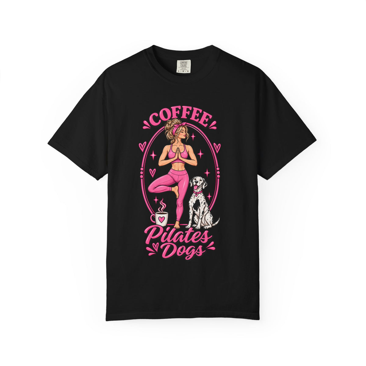 Coffee Pilates Dogs T-Shirt