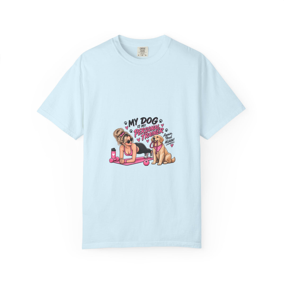 Dog Mom Yoga T-Shirt – "My Dog is My Therapist" Cute Pet Lover Tee