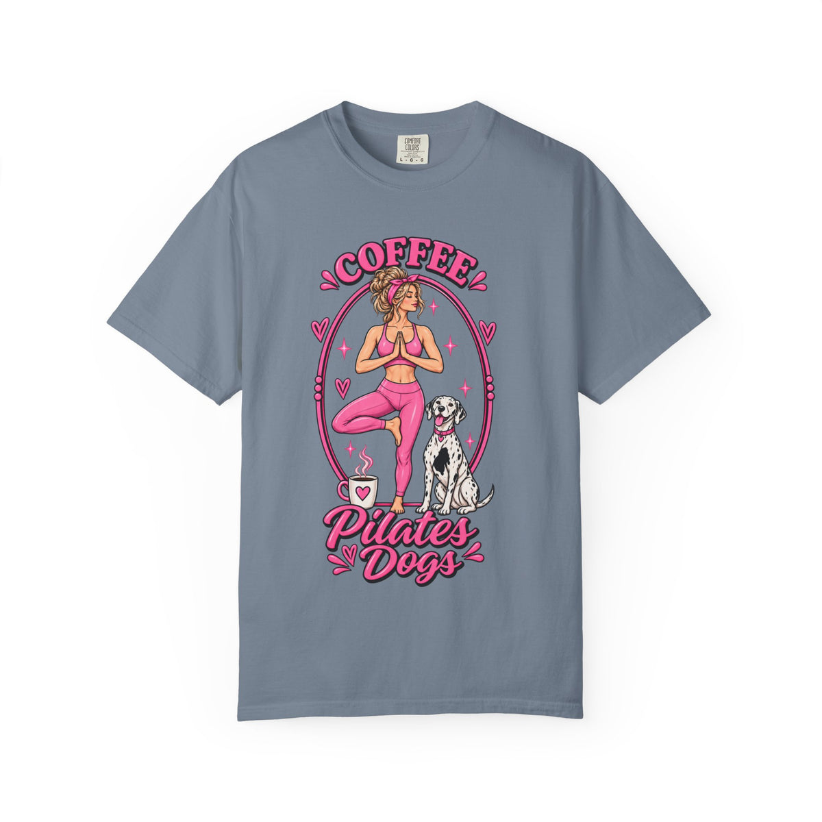 Coffee Pilates Dogs T-Shirt