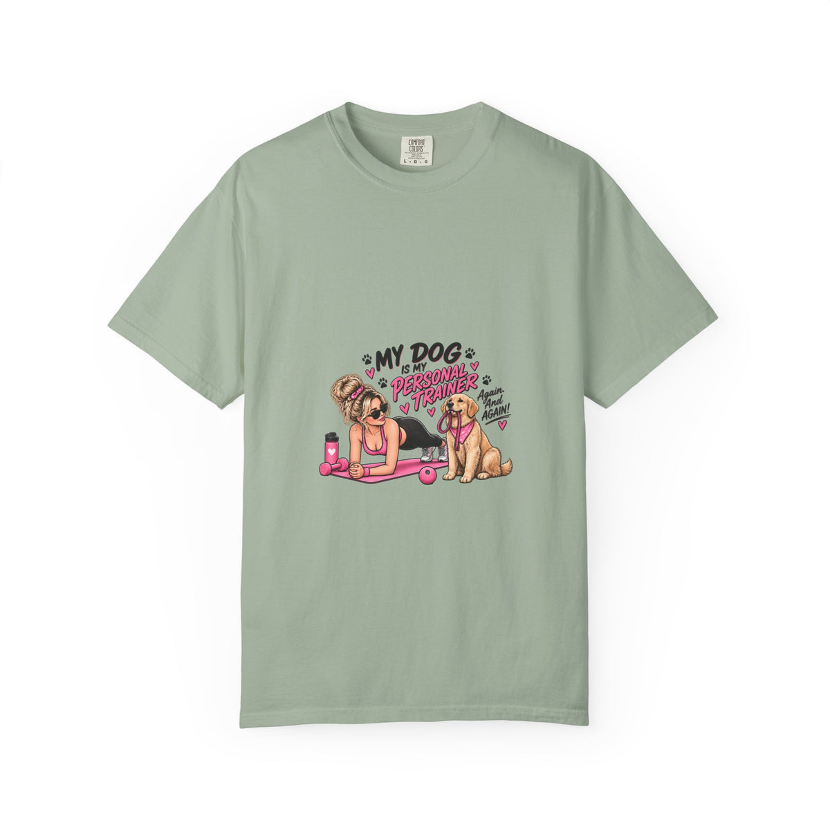 Dog Mom Yoga T-Shirt – "My Dog is My Therapist" Cute Pet Lover Tee