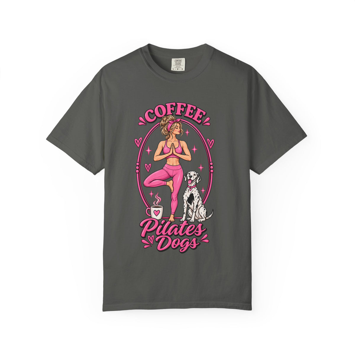 Coffee Pilates Dogs T-Shirt