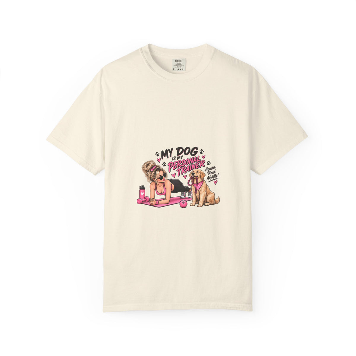 Dog Mom Yoga T-Shirt – "My Dog is My Therapist" Cute Pet Lover Tee
