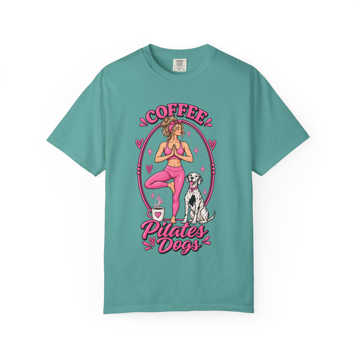 Coffee Pilates Dogs T-Shirt