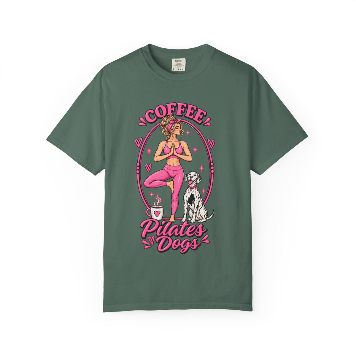 Coffee Pilates Dogs T-Shirt