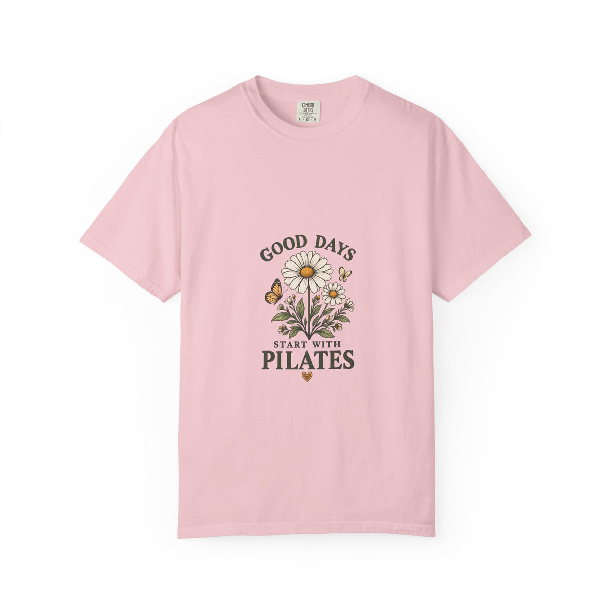 Good Days Start With Pilates Floral Fitness Tee  — Pilates Daisy T-Shirt