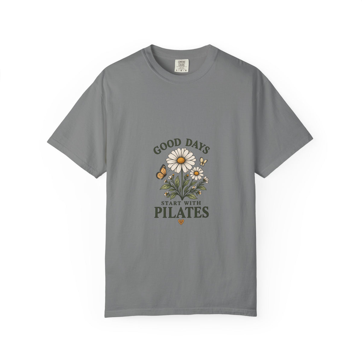Good Days Start With Pilates Floral Fitness Tee  — Pilates Daisy T-Shirt