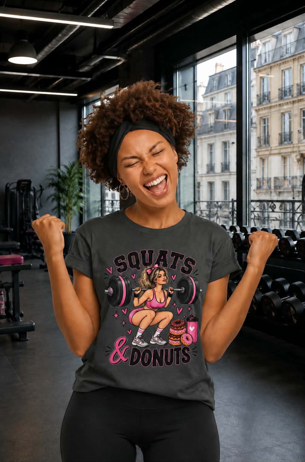 Squats & Donuts Workout T-Shirt