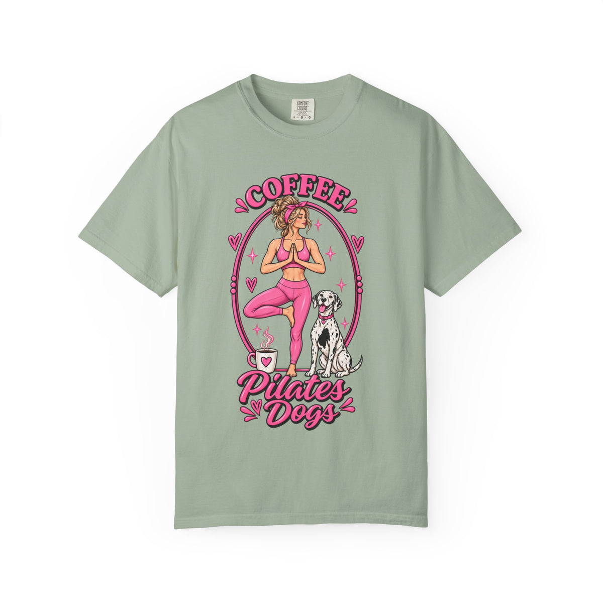 Coffee Pilates Dogs T-Shirt