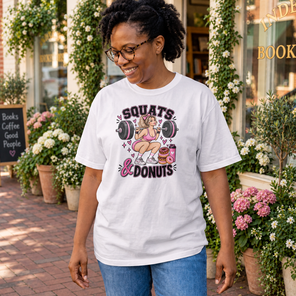 Squats & Donuts Workout T-Shirt
