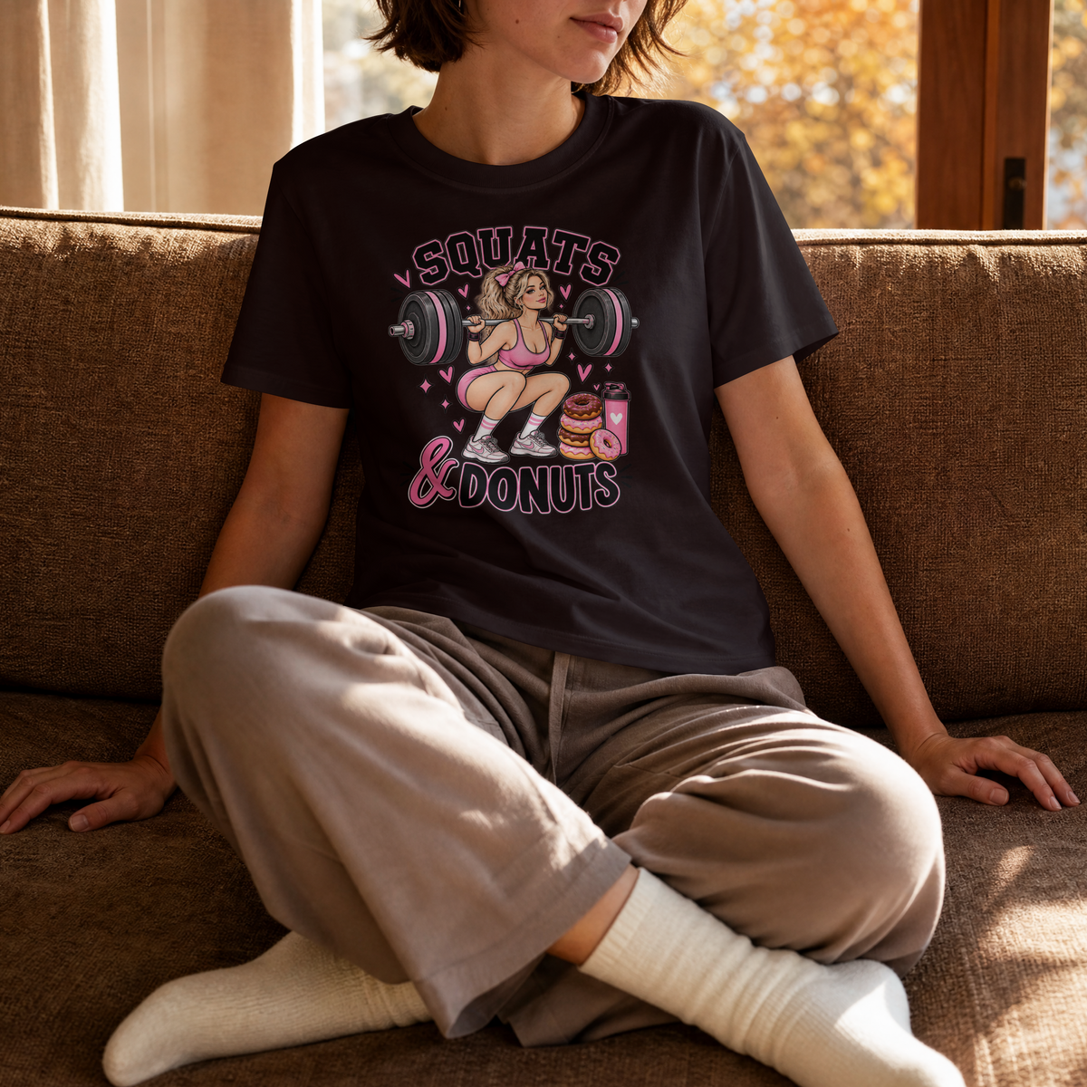 Squats & Donuts Workout T-Shirt